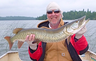Another Big Muskie by Al Fishing at Fireside Lodge